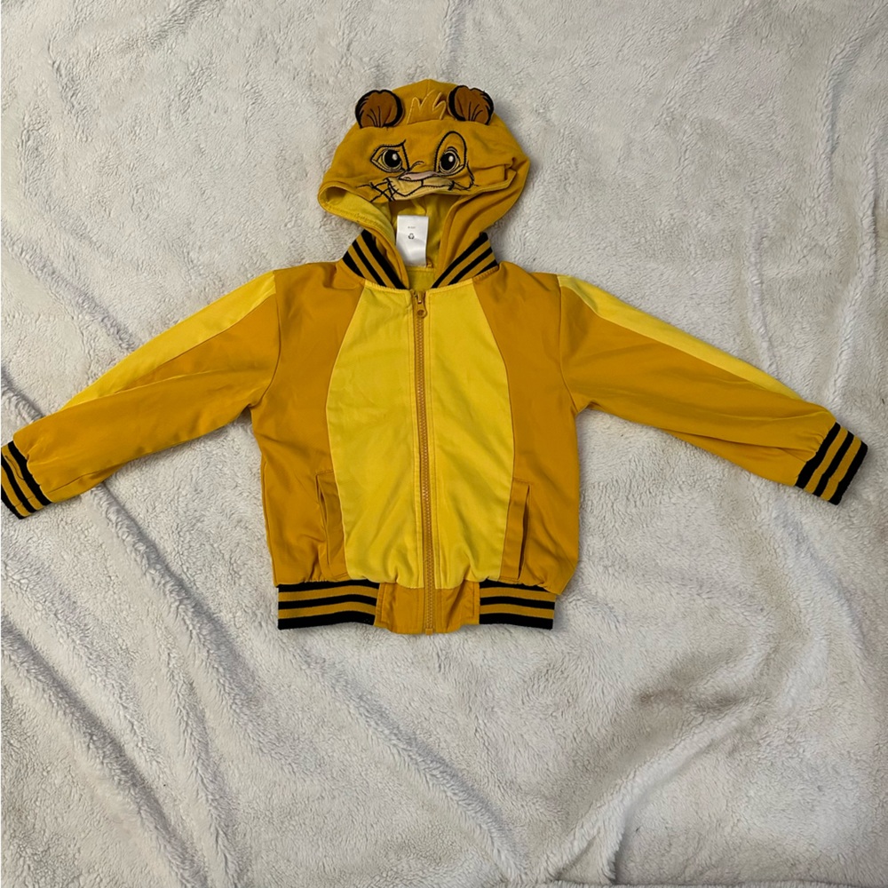 Kids size 4 simba Disney sweatshirt (zip up)